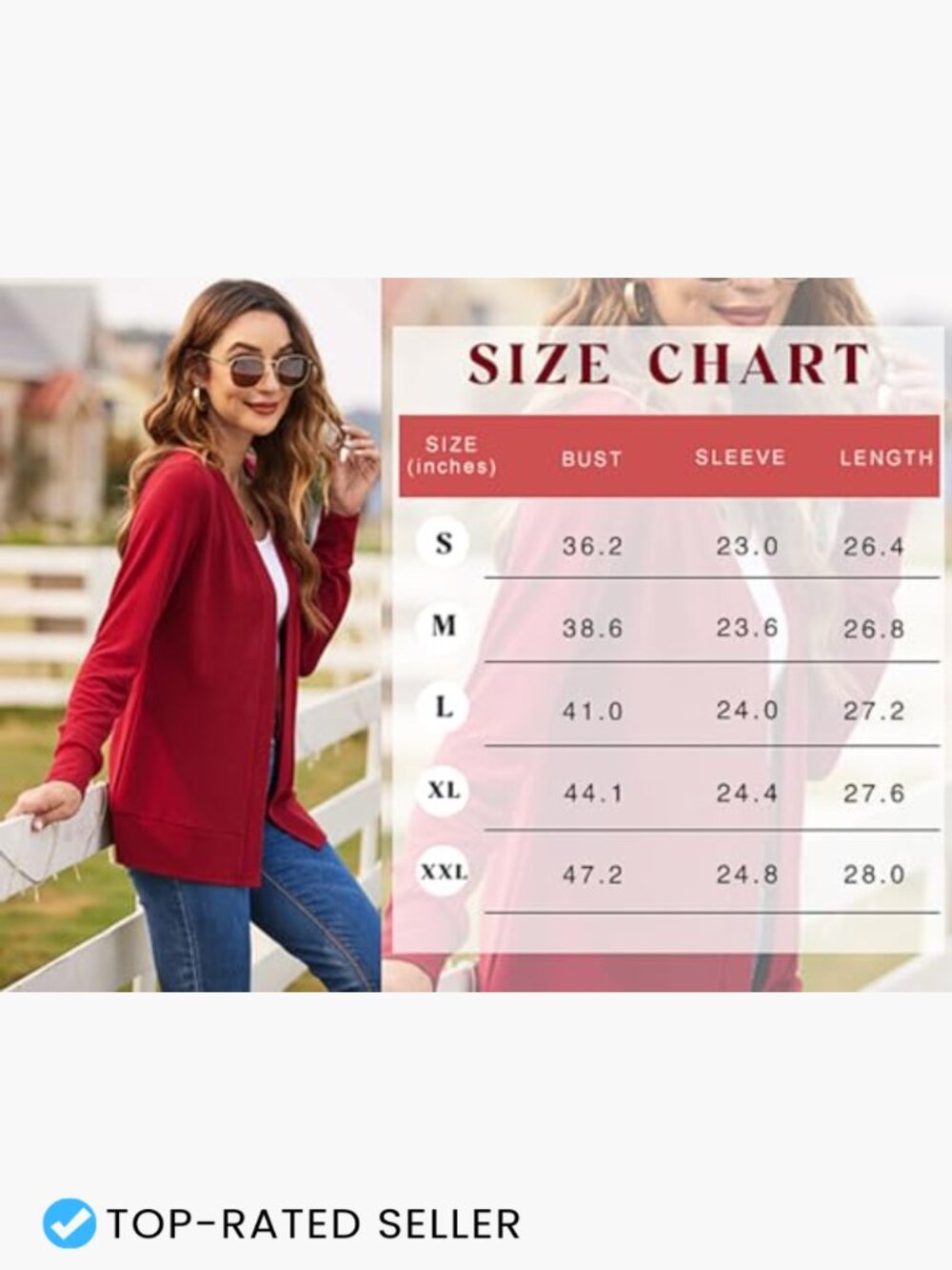 Casual Long Sleeve Cardigan Soft Knit Open Front Lightweight Chic Oversized - Picture 6 of 7